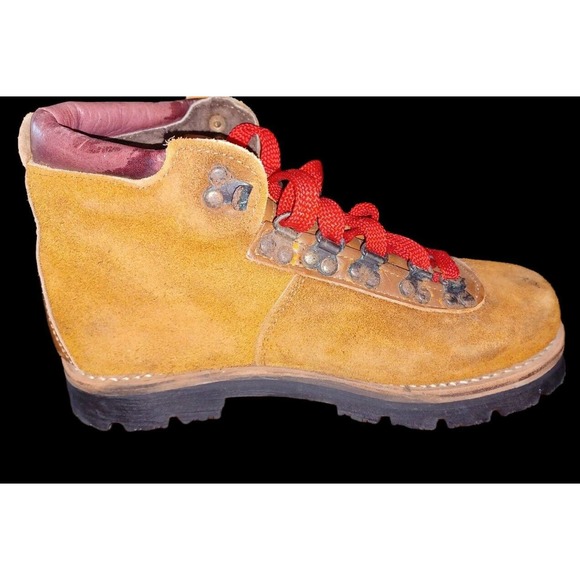 Vintage Lasco Log Master Insulated Brown Suede Leather Hiking Boots US Men's 8 - Picture 4 of 6